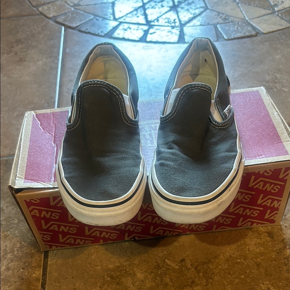 Vans Kids Slip-On Sneakers - grey